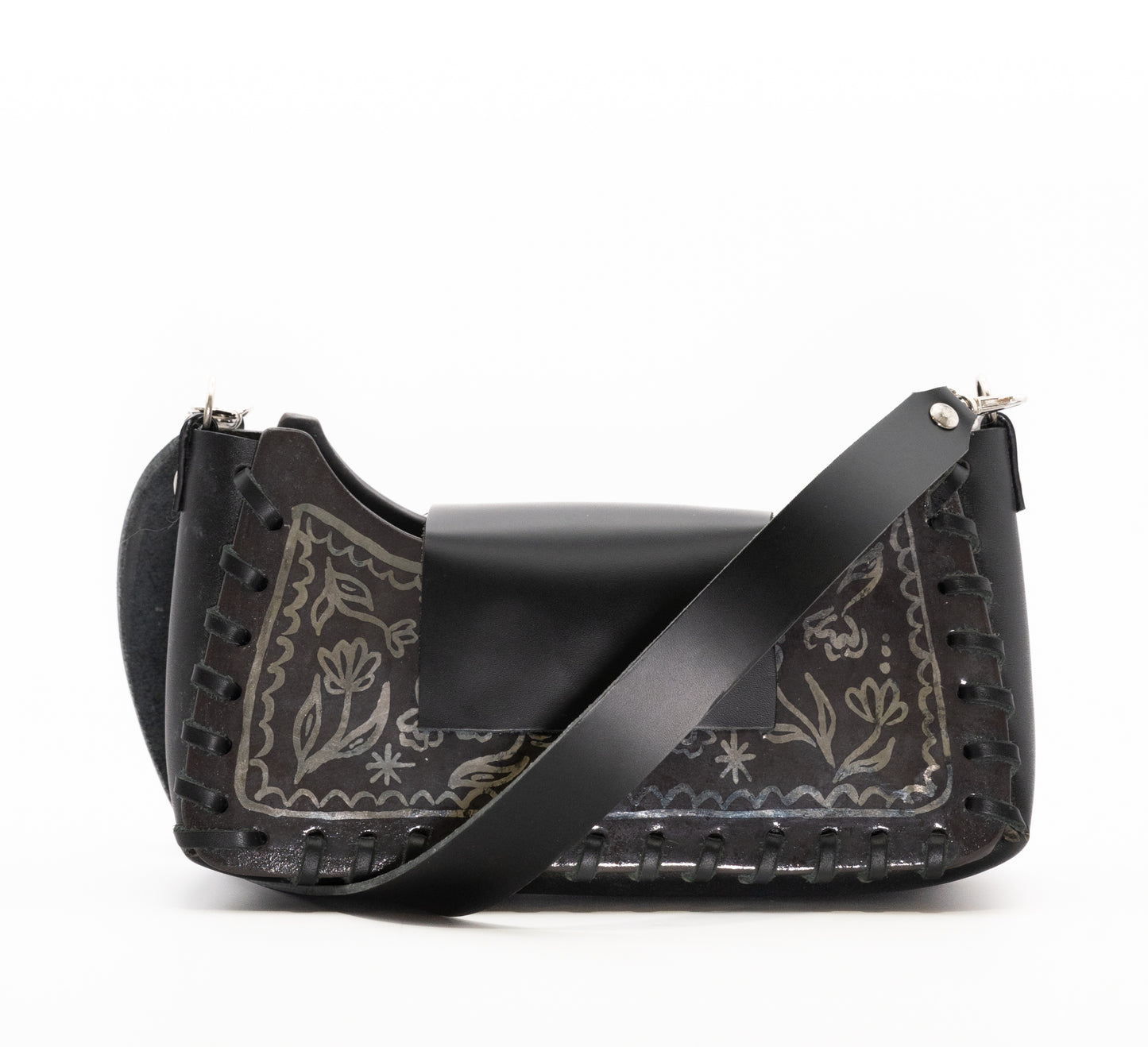 PRECOMMANDE - 🖤 Sac en porcelaine noire et décor au platine 🖤
