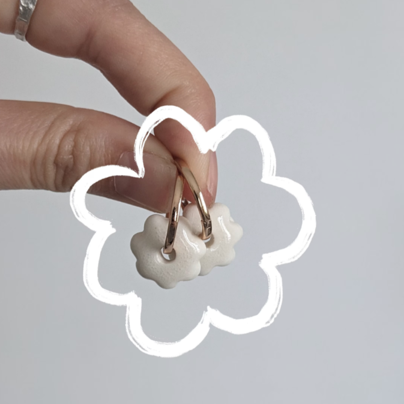 BO888 mini fleur porcelaine