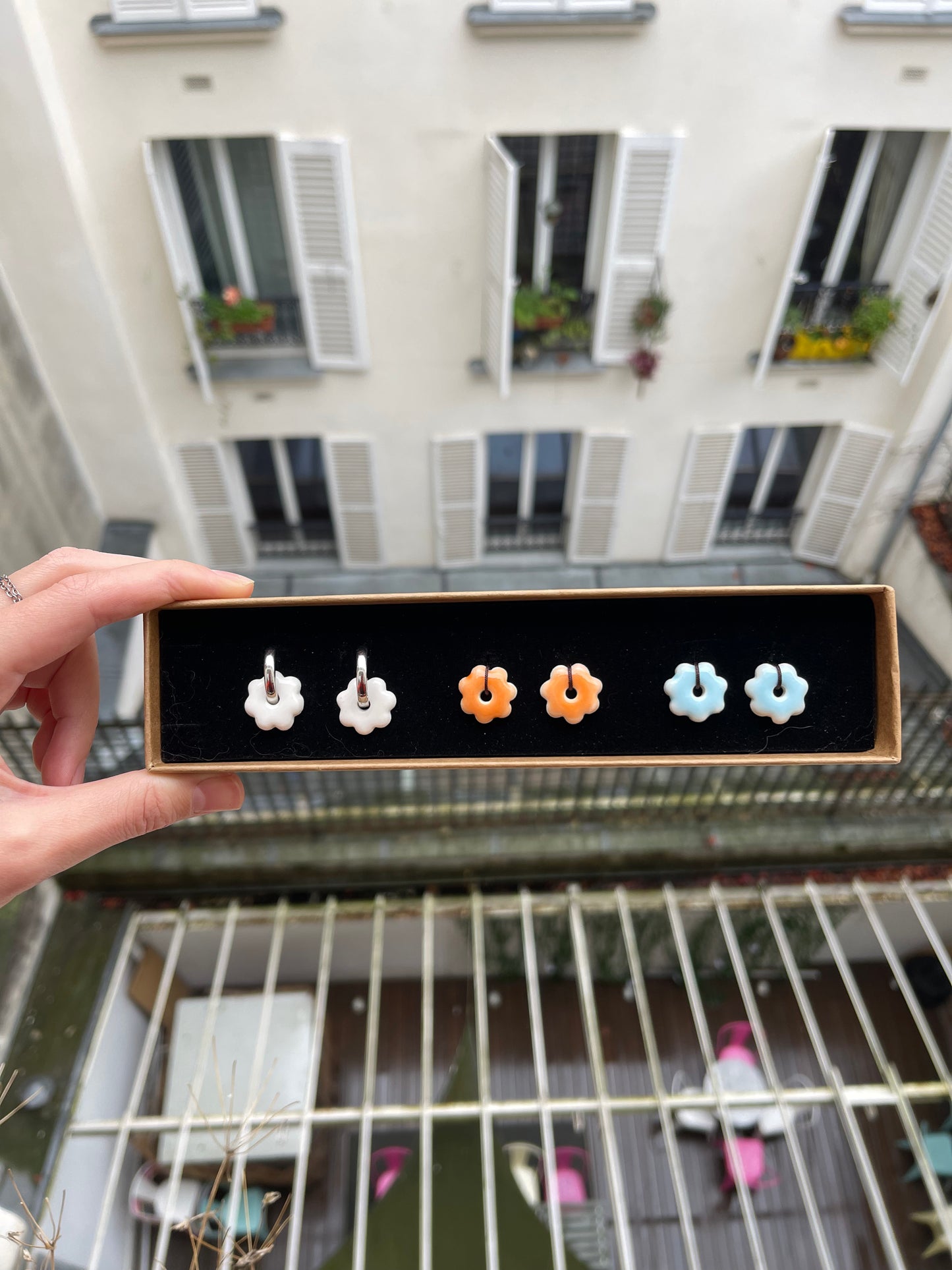 💓coffret boucles d'oreilles💓