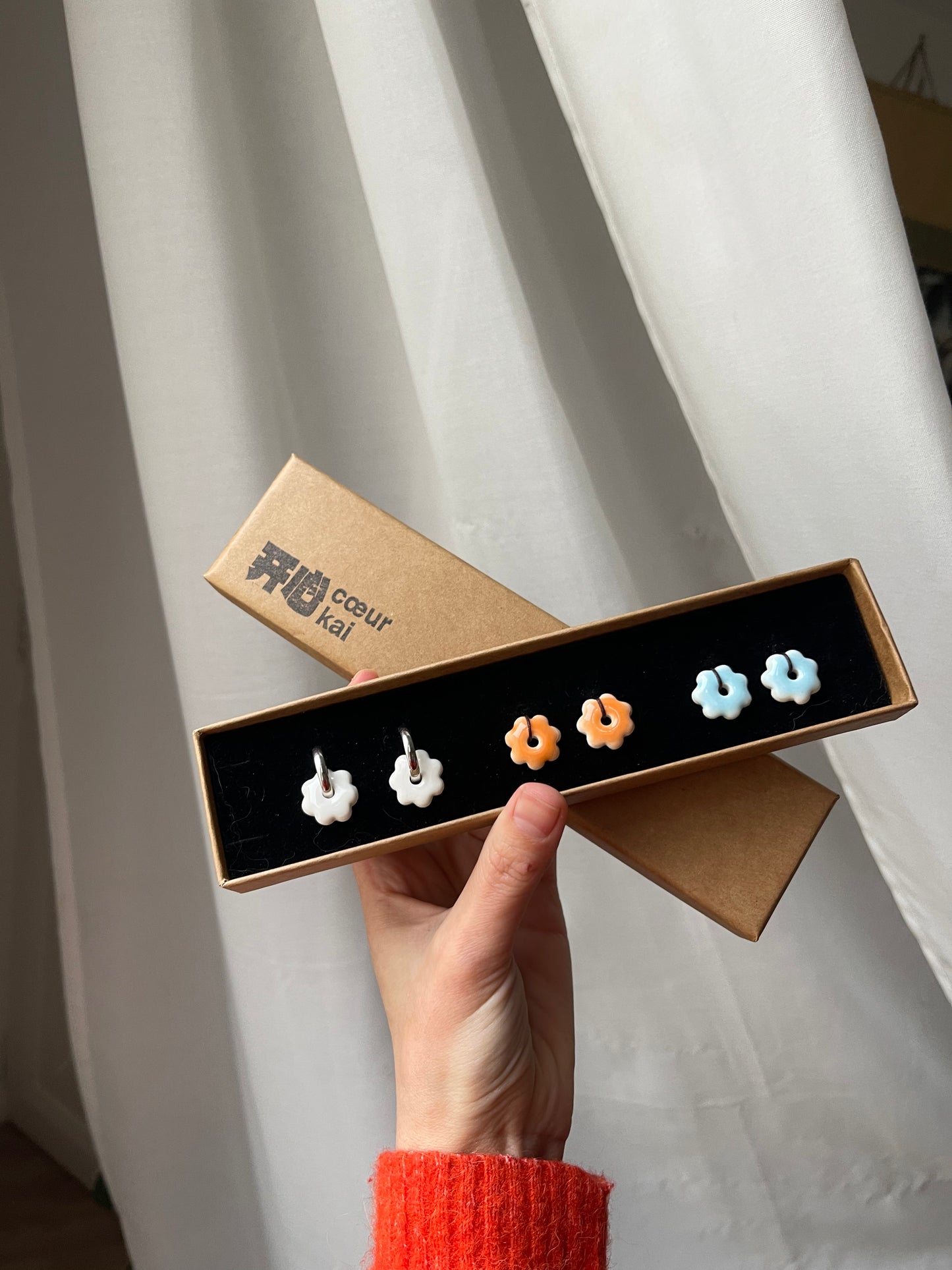 💓coffret boucles d'oreilles💓
