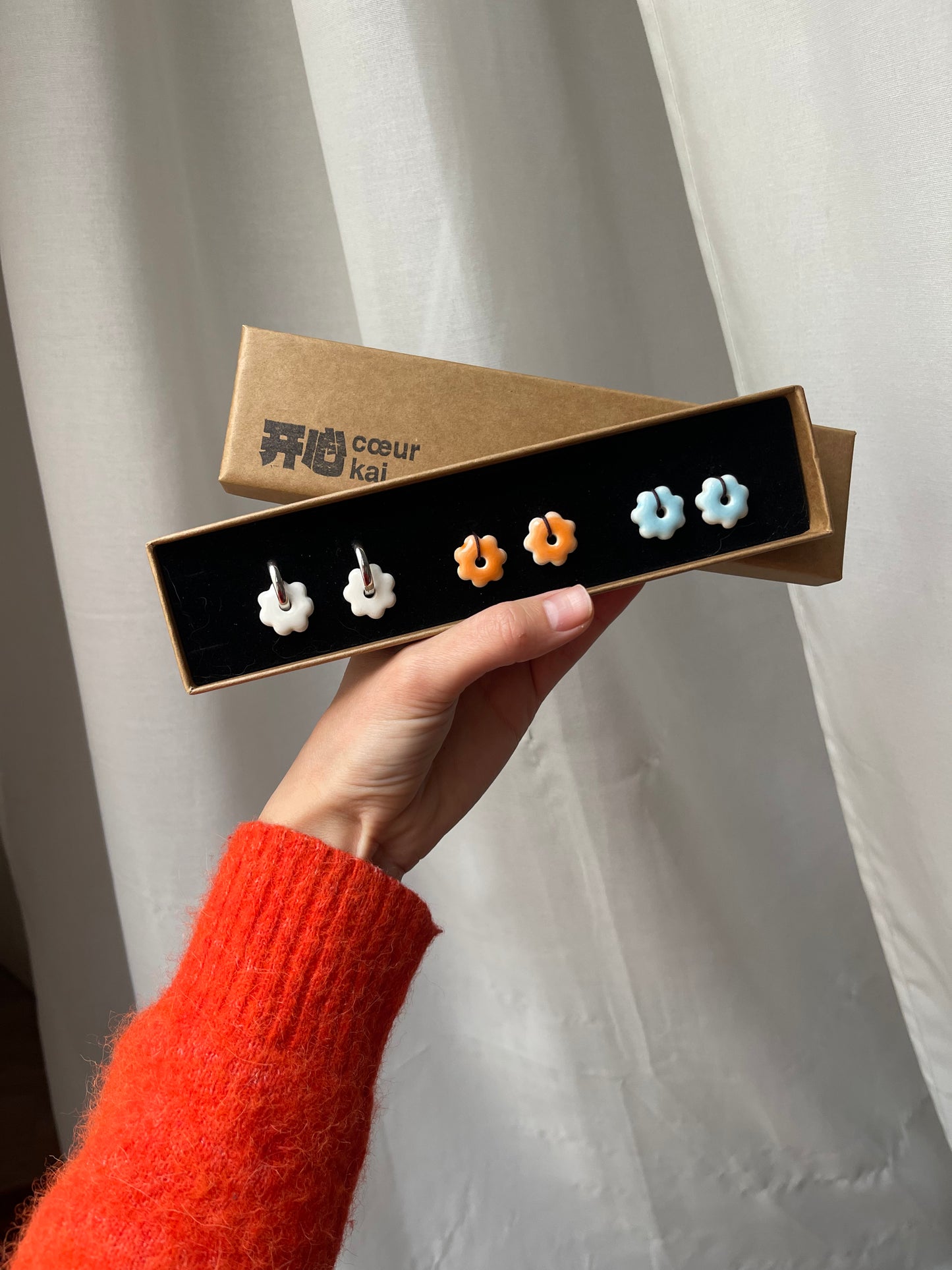 💓coffret boucles d'oreilles💓