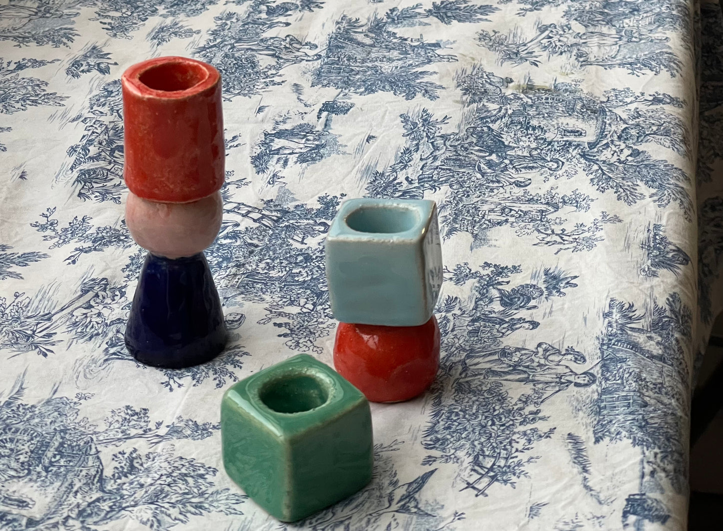 Bougeoirs géométriques