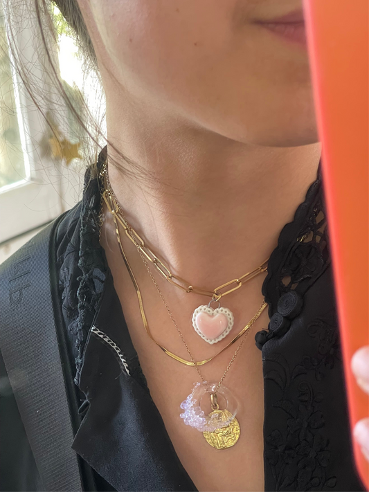NL502 cœur dentelle